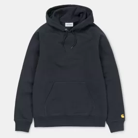 Carhartt Hooded Chase Sweat Dark Navy / Gold