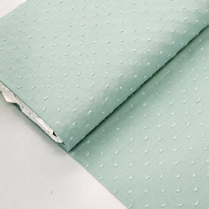 Cotton Swiss Knot - Minty Green