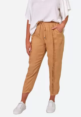 eb&ive - La Vie Pintuck Pant - Caramel