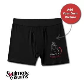 Embroidered Soulmate© Men's Underwear Boxers