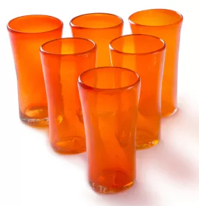 Orange Lily Tumbler - 14 oz - Set of 6